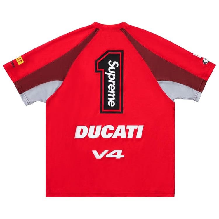 Supreme x Ducati Soccer Jersey Red