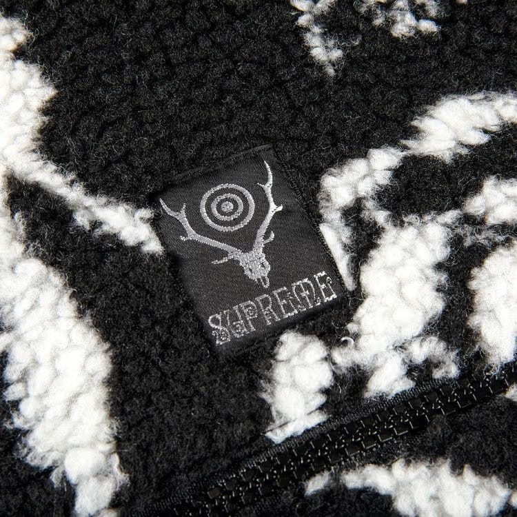 Supreme x SOUTH2 WEST8 Fleece Jacket Black