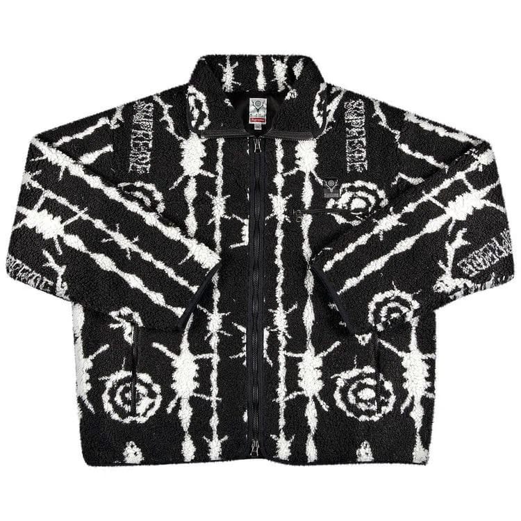 Supreme x SOUTH2 WEST8 Fleece Jacket Black