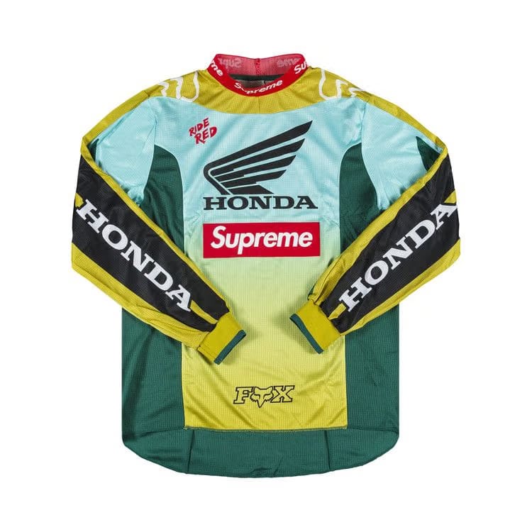 Supreme x Honda Fox Racing Moto Jersey Moss