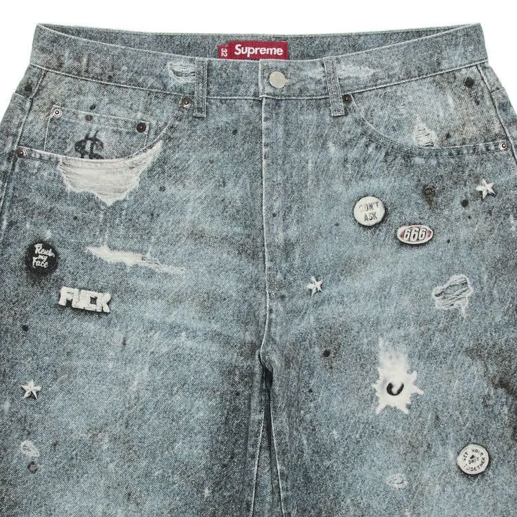 Supreme HJR Trompe L'oeil Loose Fit Jean Blue