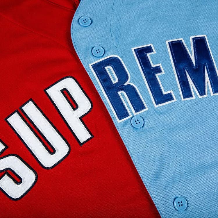 Supreme Don't Hate Baseball Jersey Red
