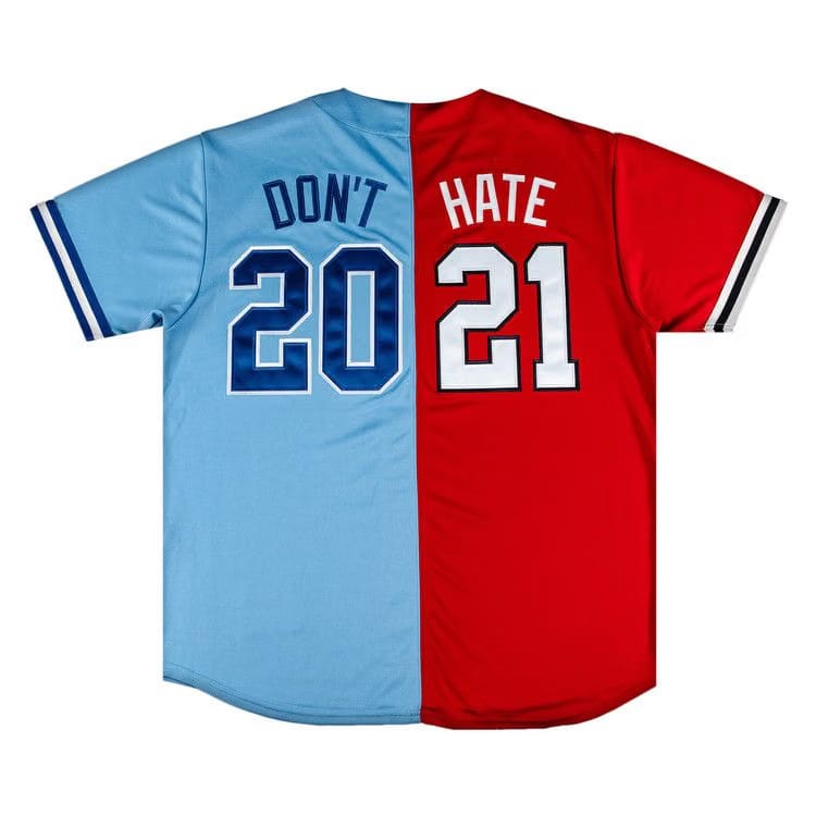 Supreme Don't Hate Baseball Jersey Red