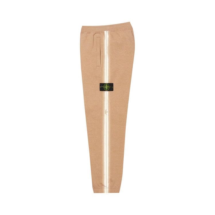 Supreme x Stone Island Stripe Sweatpant Tan