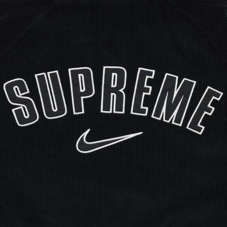 Supreme x Nike Arc Corduroy Hooded Jacket Black