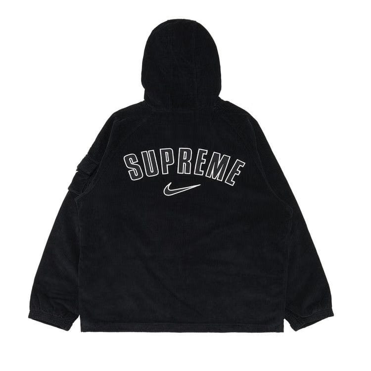 Supreme x Nike Arc Corduroy Hooded Jacket Black