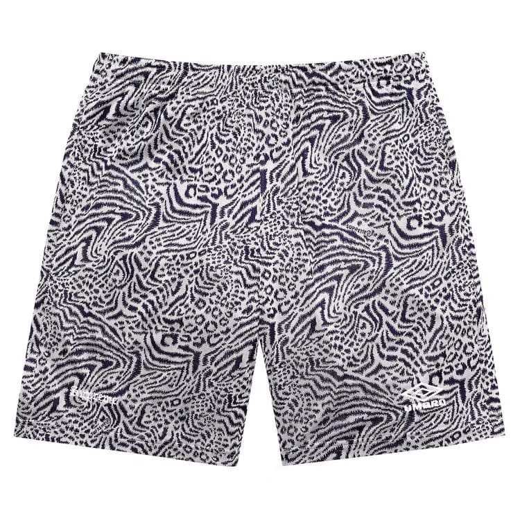Supreme x Umbro Jacquard Animal Print Soccer Shorts Navy