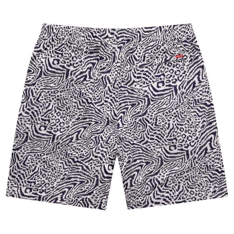 Supreme x Umbro Jacquard Animal Print Soccer Shorts Navy