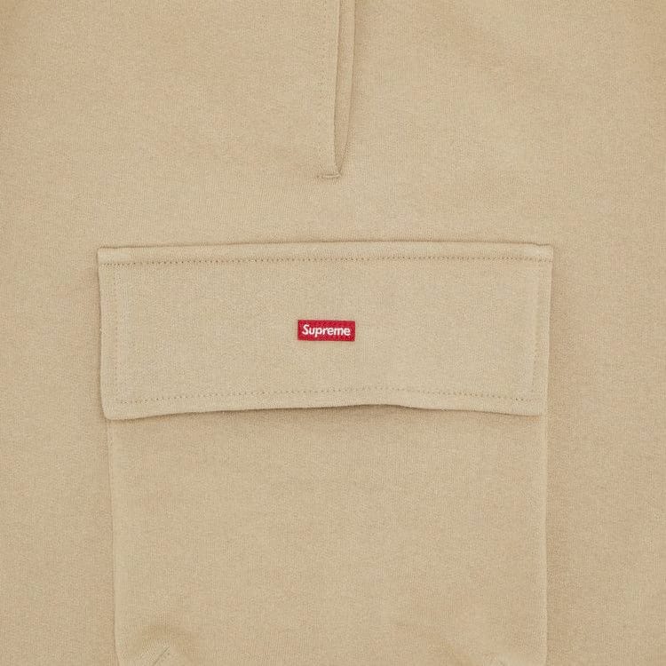 Supreme Small Box Baggy Cargo Sweatshort Tan