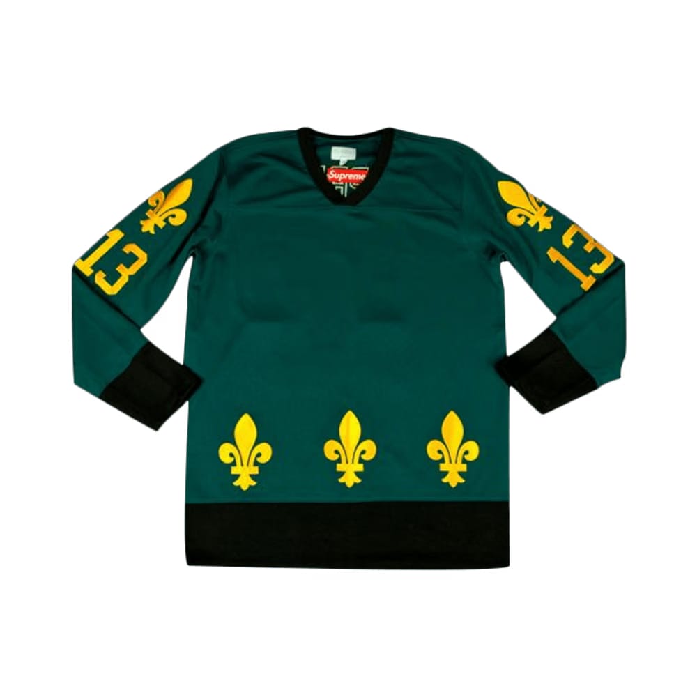 Supreme Fleur De Lis Hockey Jersey Teal