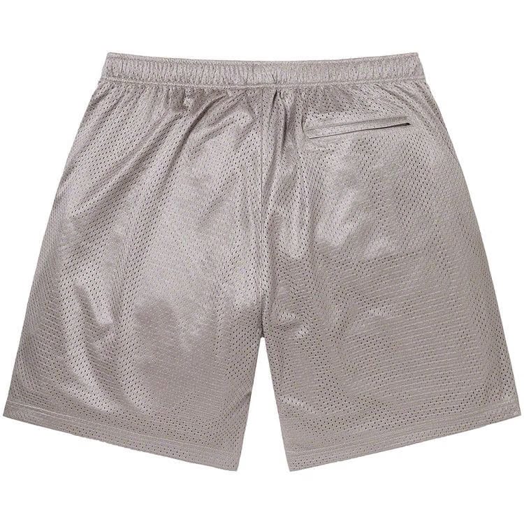 Supreme Small Box Baggy Mesh Shorts Grey