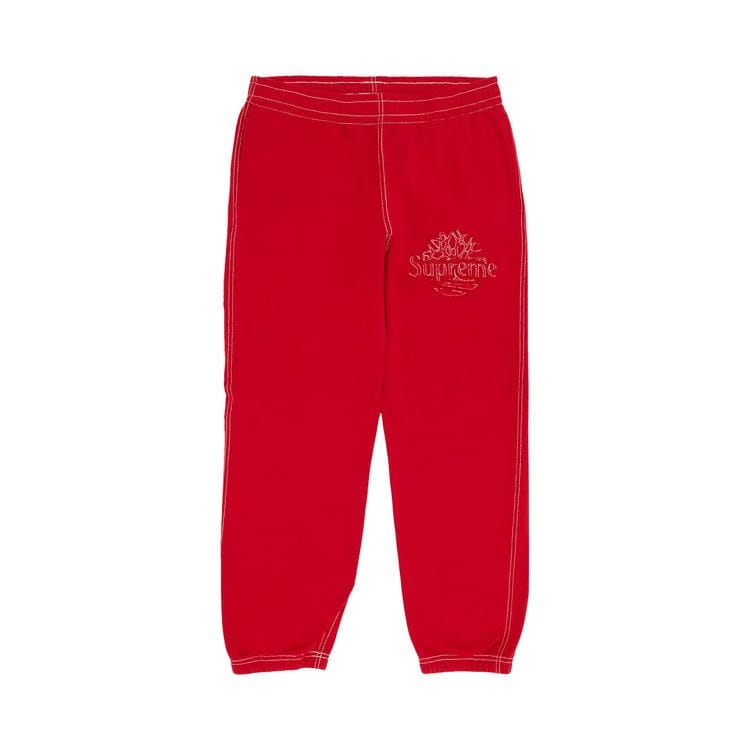 Supreme x Timberland Sweatpant Red