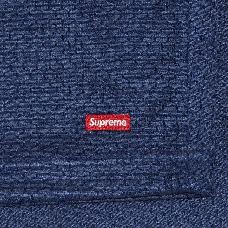 Supreme Small Box Baggy Mesh Shorts Navy