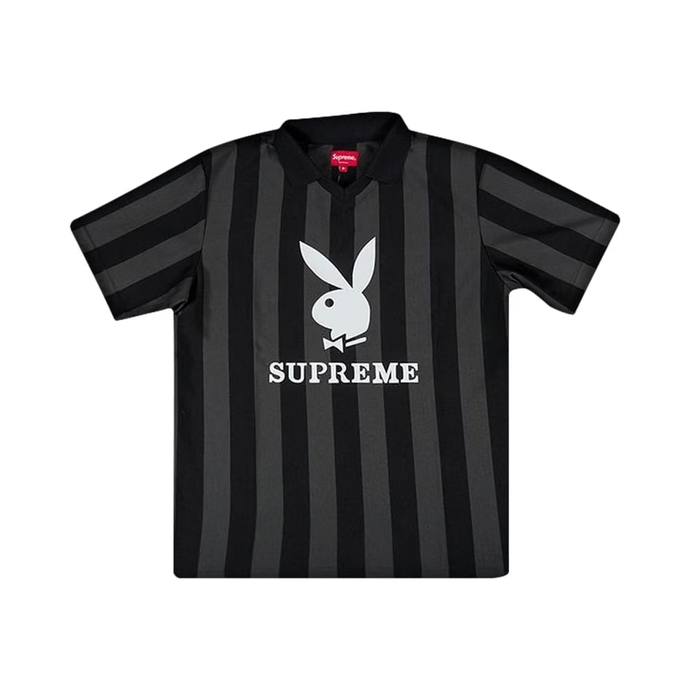 Supreme x Playboy Soccer Jersey Black