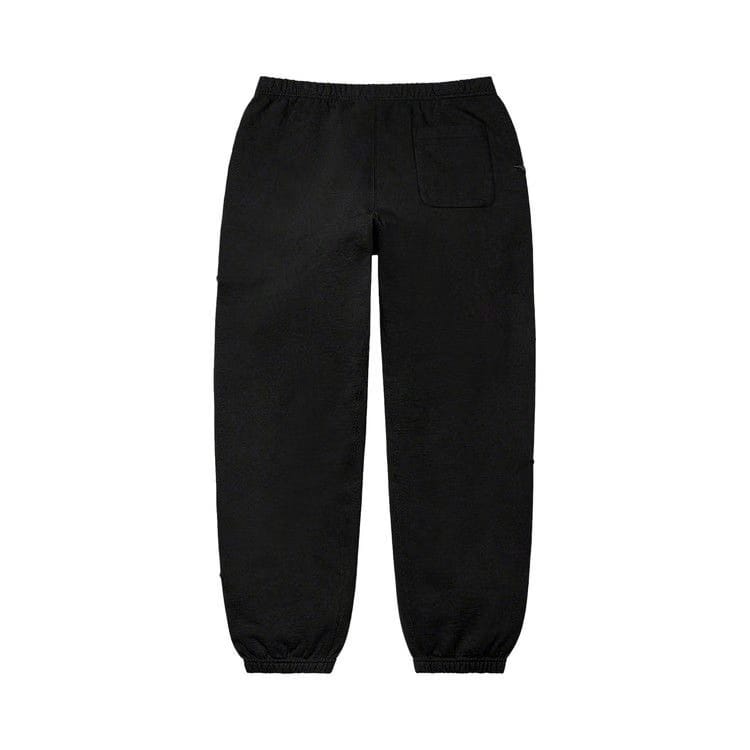 Supreme Raised Embroidery Sweatpant Black