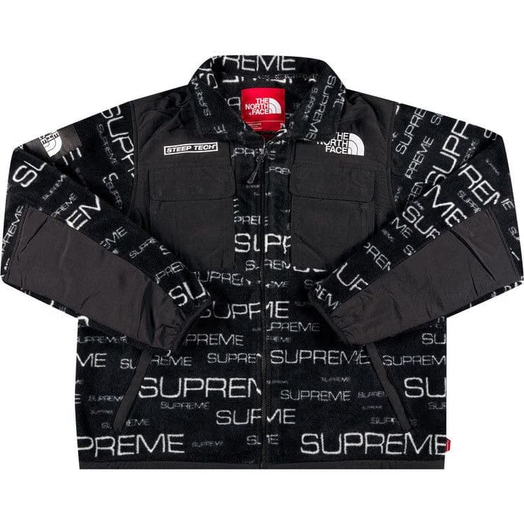 Supreme x The North Face Steep Tech Fleece Jacket Black