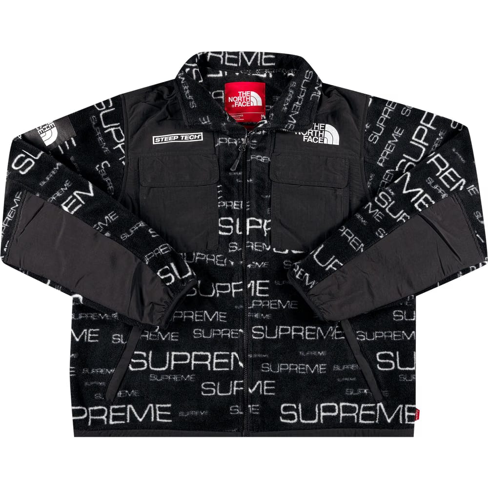 Supreme x The North Face Steep Tech Fleece Jacket Black