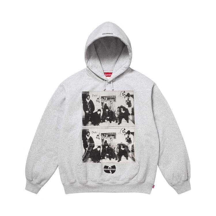 Supreme x Wu-Tang Clan Hoodie Ash Grey