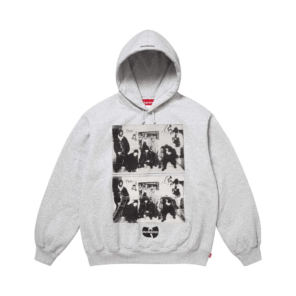 Supreme x Wu-Tang Clan Hoodie Ash Grey