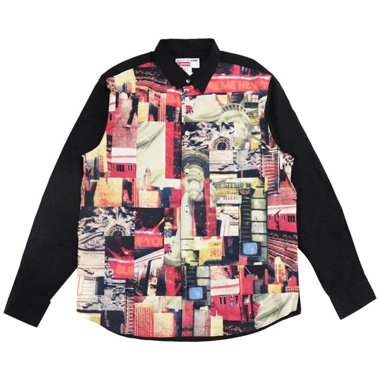 Supreme x Comme des Garçons SHIRT Patchwork Button Up Shirt Multicolor