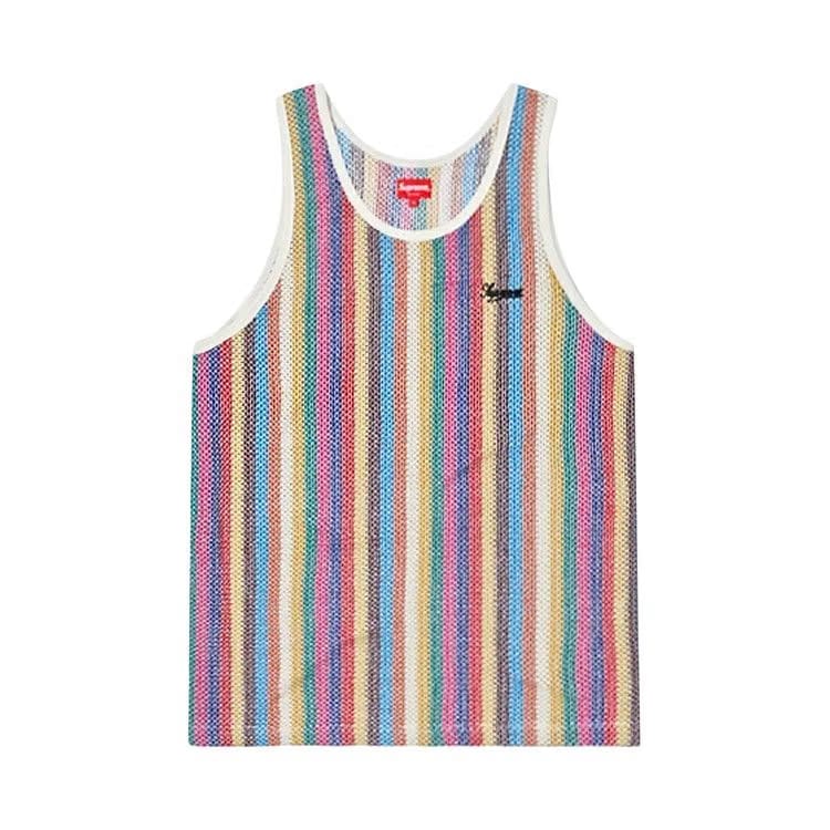 Supreme Knit Stripe Tank Top Multicolor