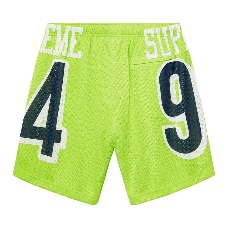 Supreme 94 Jersey Shorts Lime