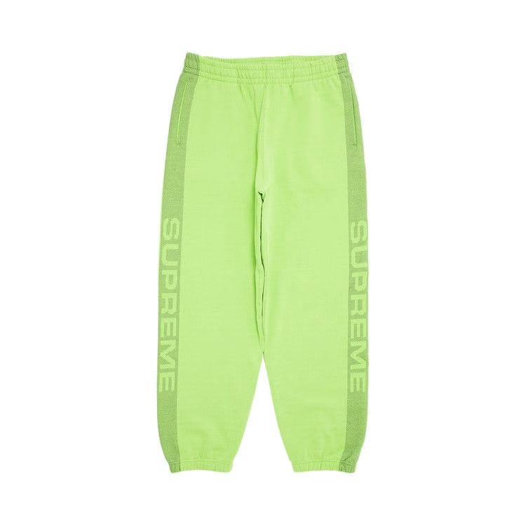 Supreme Jacquard Stripe Sweatpant Bright Green