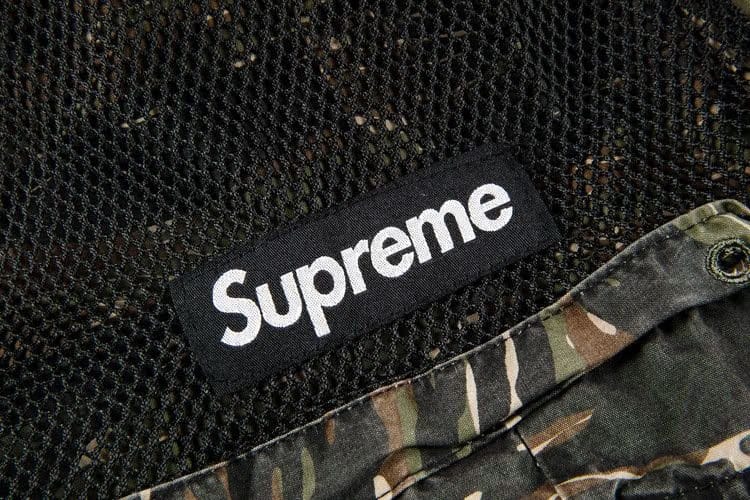 Supreme Mesh Pocket Belted Cargo Pant Tigerstripe Camo