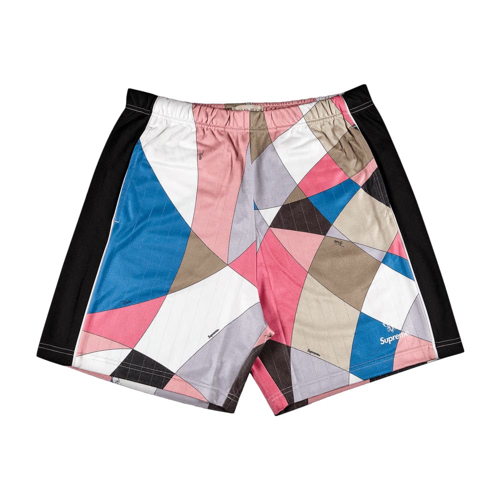 Supreme x Emilio Pucci Soccer Shorts Dusty Pink