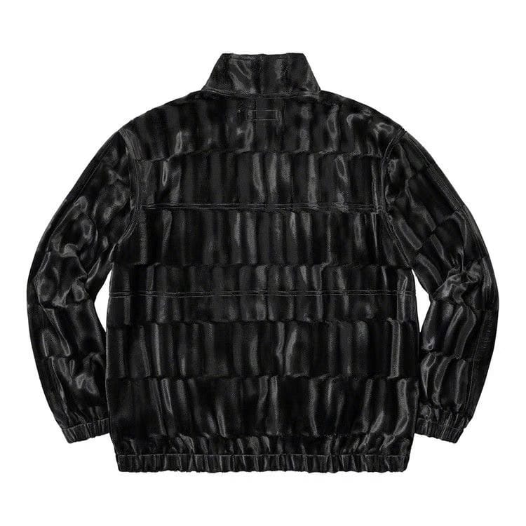 Supreme Velour Track Jacket Black