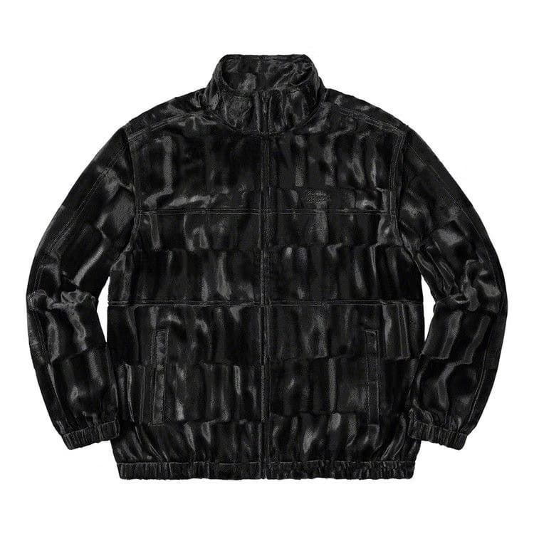 Supreme Velour Track Jacket Black