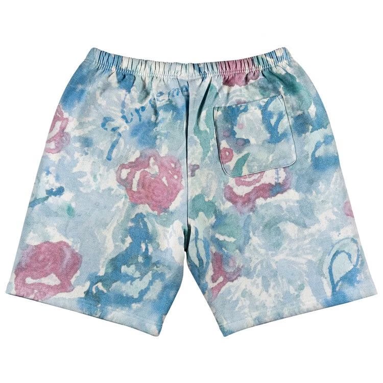 Supreme Small Box Sweatshort Watercolor Floral