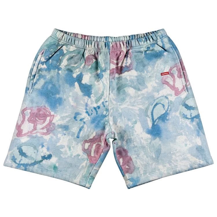 Supreme Small Box Sweatshort Watercolor Floral