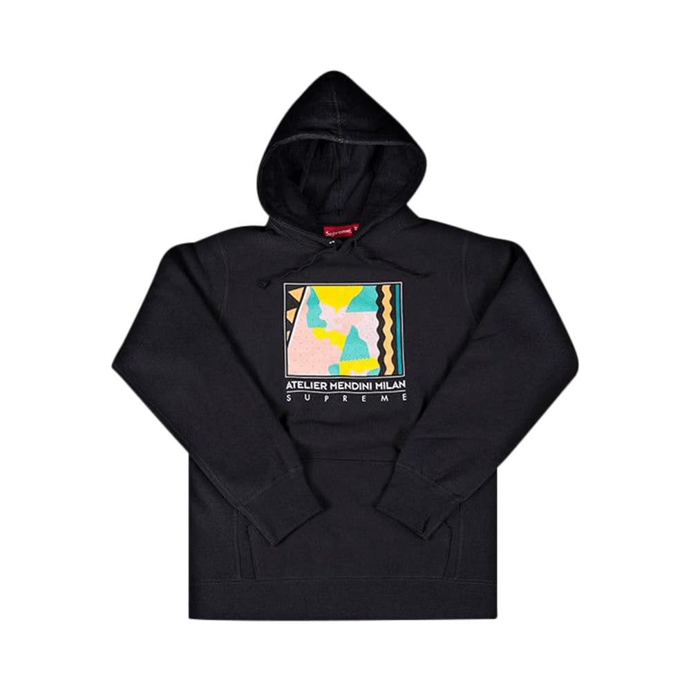 Supreme x Mendini Hoodie Black