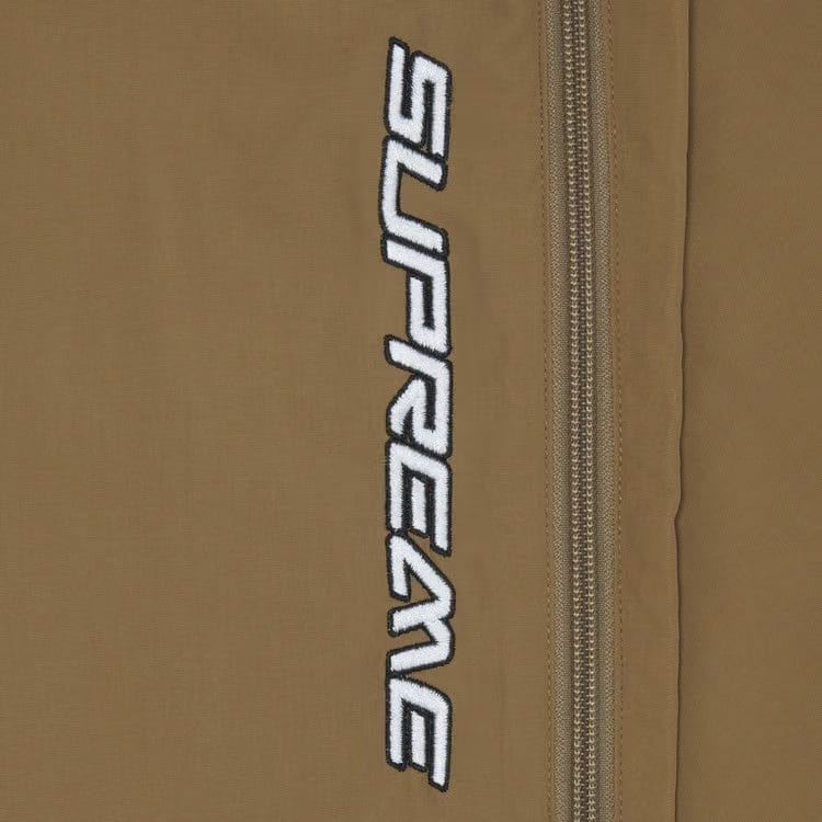 Supreme Full Zip Baggy Warm Up Pant Light Brown
