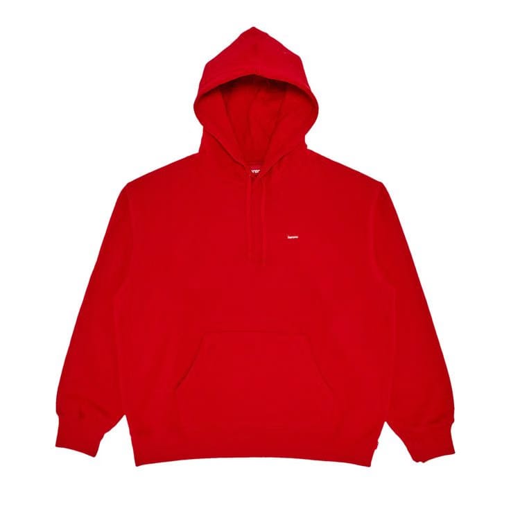 Supreme Small Box Hoodie Red