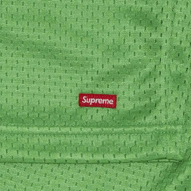Supreme Small Box Baggy Mesh Shorts Green