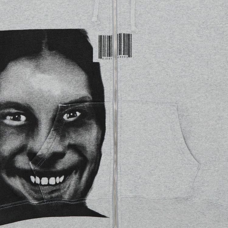 Supreme x Aphex Twin Zip Up Hoodie Heather Grey