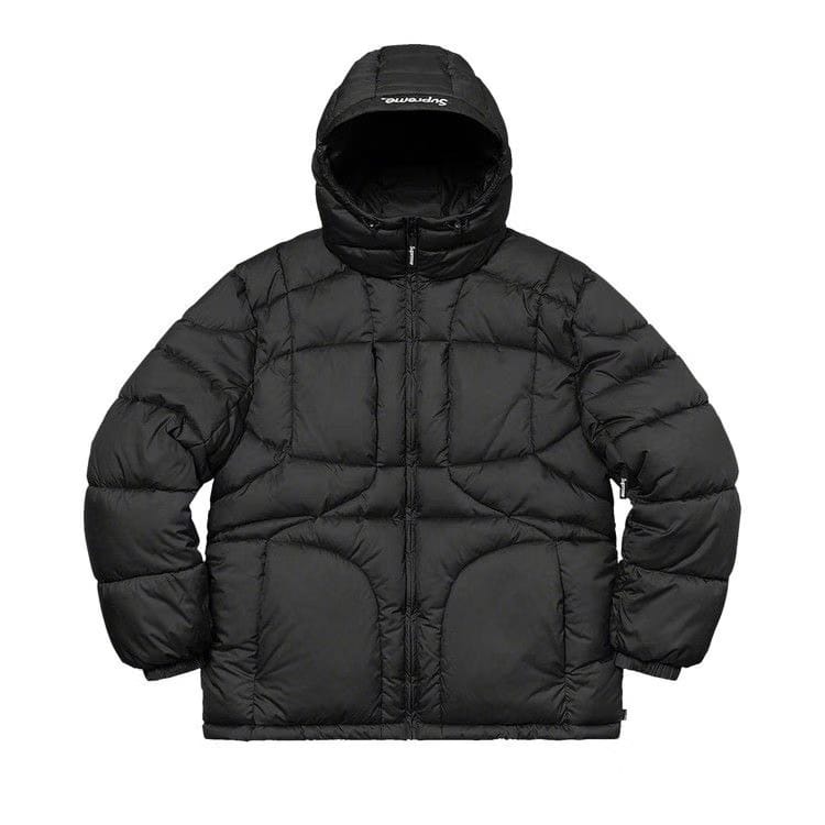 Supreme Warp Hooded Puffy Jacket Black