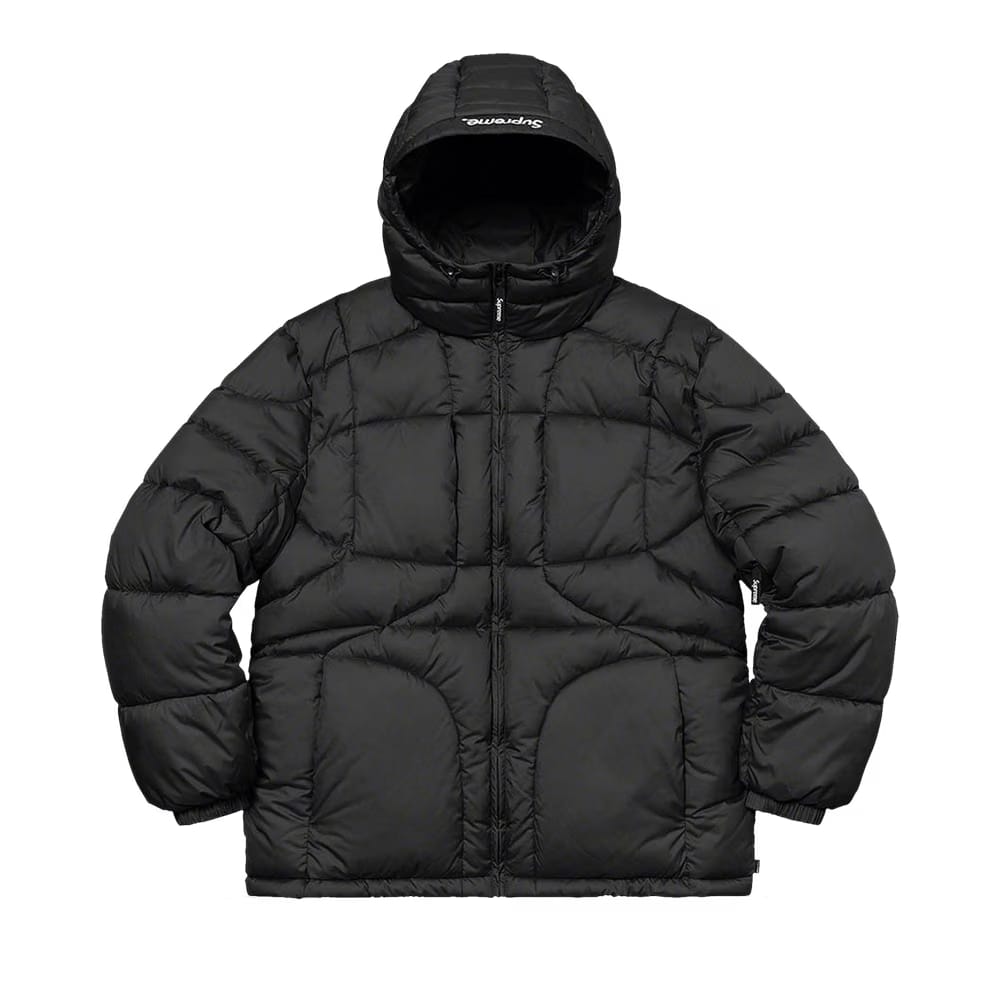 Supreme Warp Hooded Puffy Jacket Black