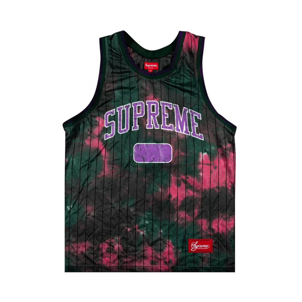 Supreme Dyed Basketball Jersey Green