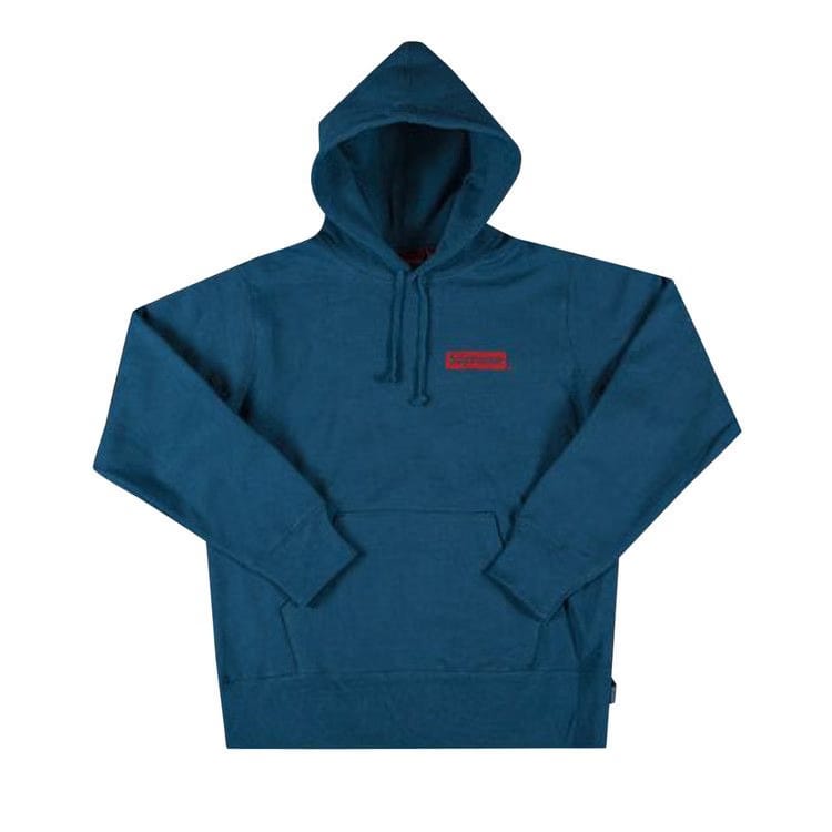 Supreme Stop Crying Hoodie Blue