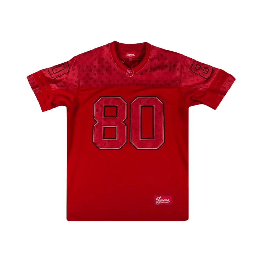 Supreme Monogram Football Jersey Red