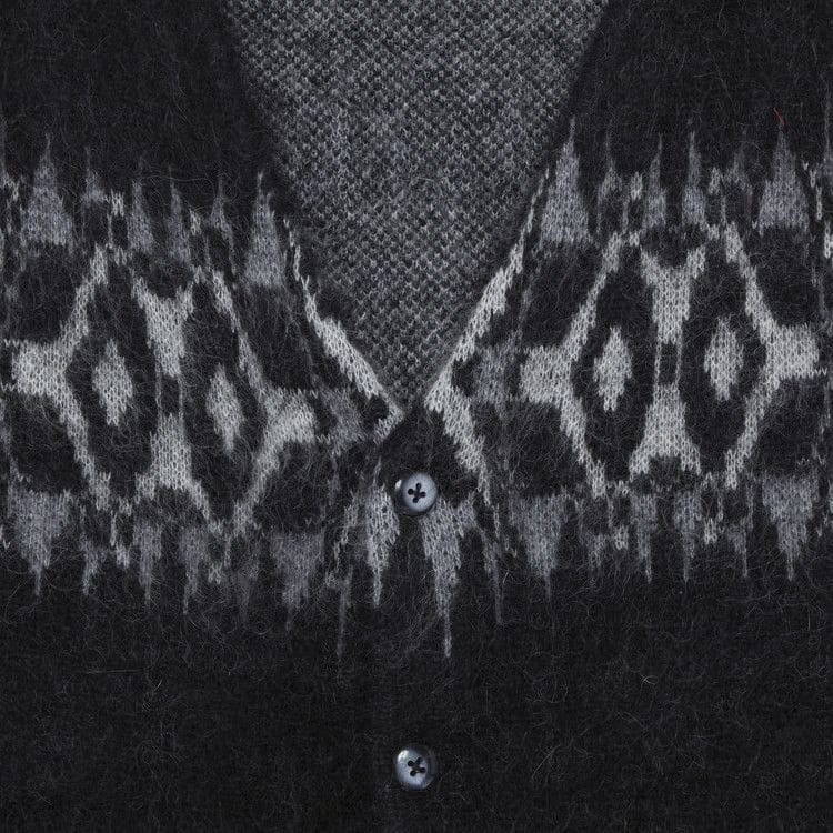 Supreme Abstract Stripe Cardigan Black