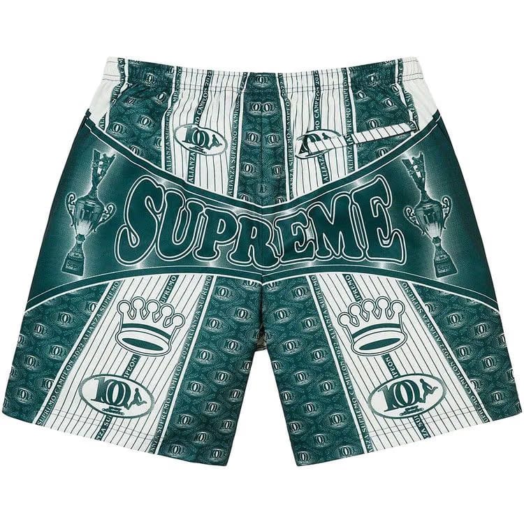 Supreme Por Ciento Soccer Shorts Green