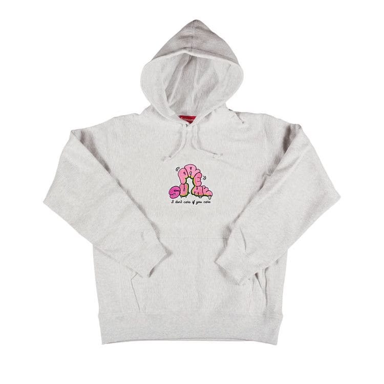 Supreme Don't Care Hoodie Heather Multi