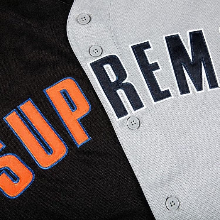 Supreme Don't Hate Baseball Jersey Black