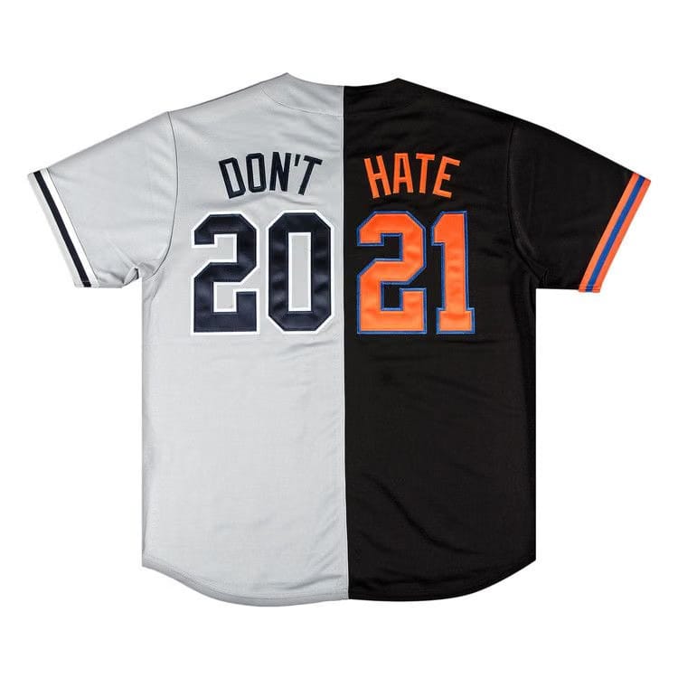 Supreme Don't Hate Baseball Jersey Black