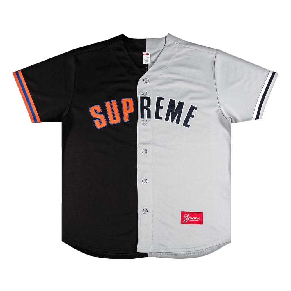 Supreme Don't Hate Baseball Jersey Black