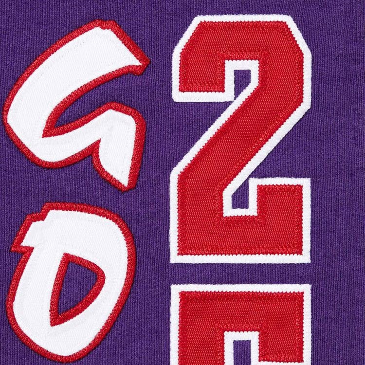 Supreme League Champs Zip Up Hoodie Purple